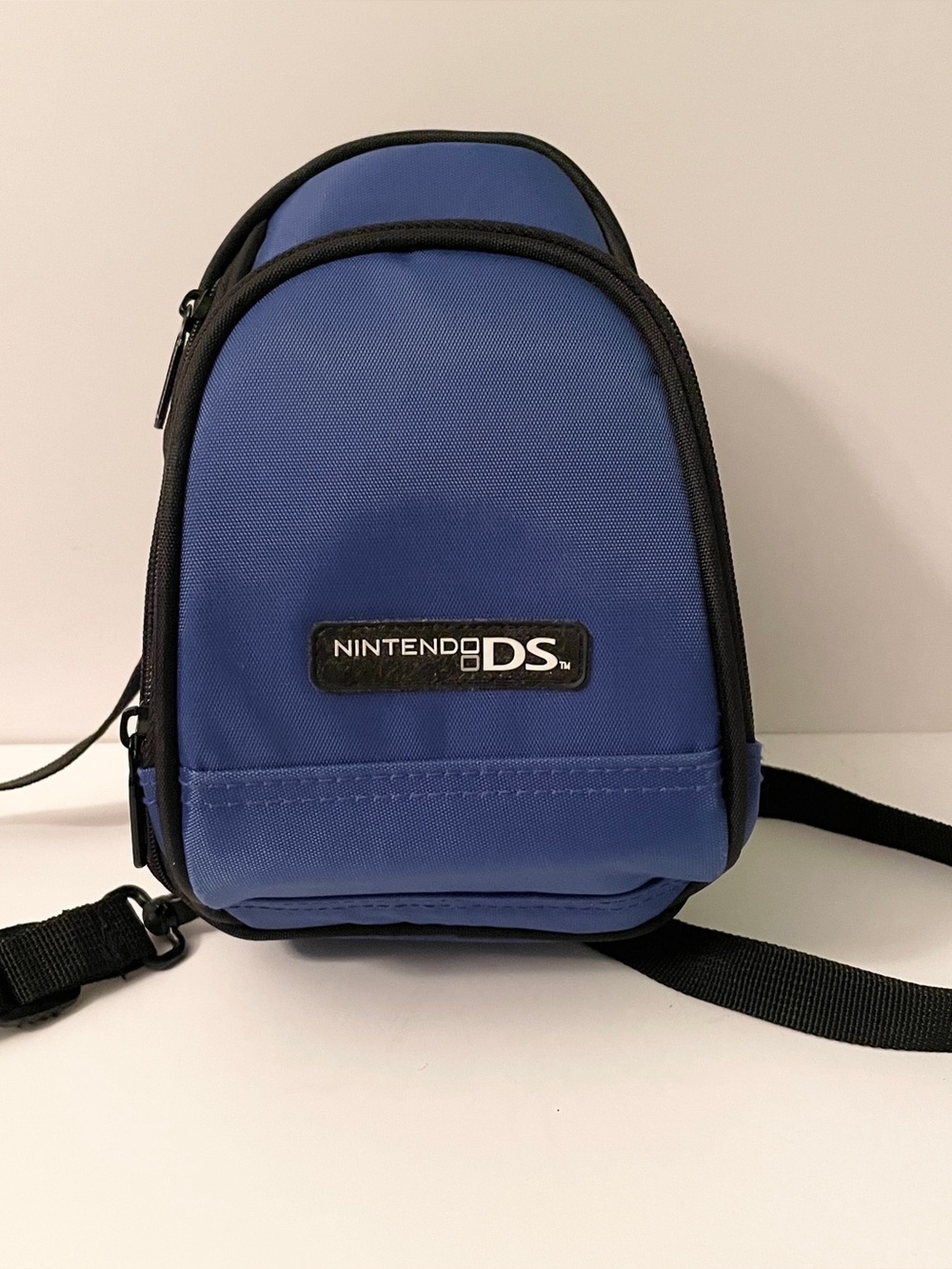 Vintage Official Nintendo DS Blue Mini Backpack Bag⁠